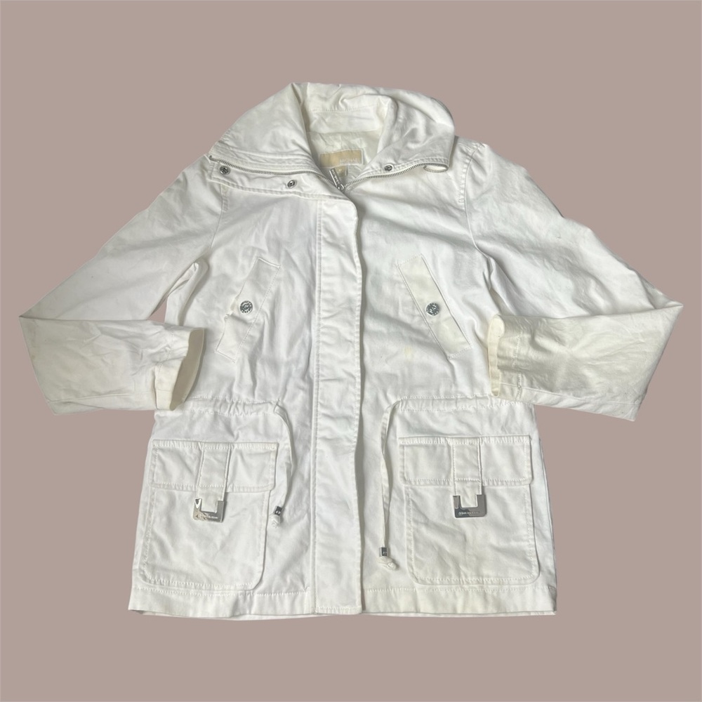 MICHAEL Michael Kors White Utility Jacket